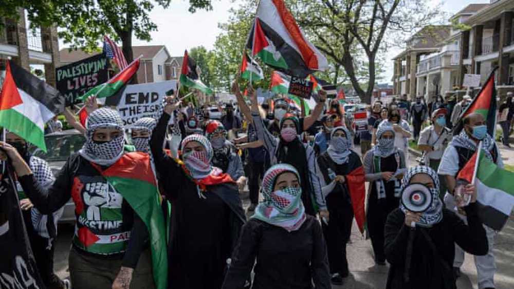 Protests erupt during Biden’s visit to Michigan over his Gaza policy