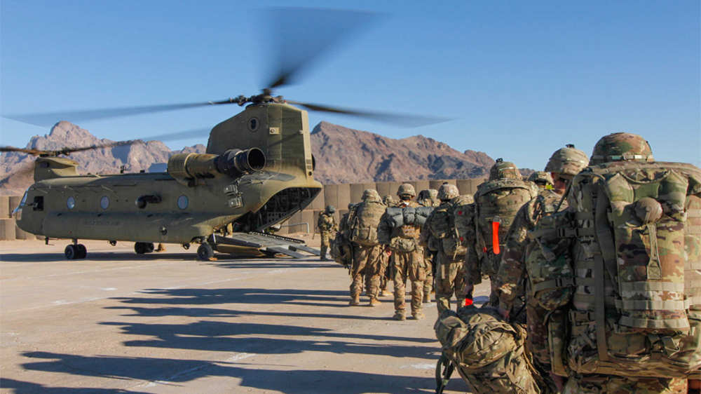 Countdown to full pullout begins as 1st batch of US military leaves Afghanistan