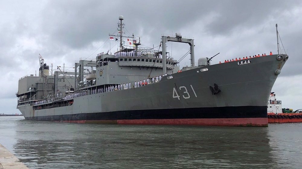 Iran’s Navy sends flotilla of logistics ship, destroyer to high seas