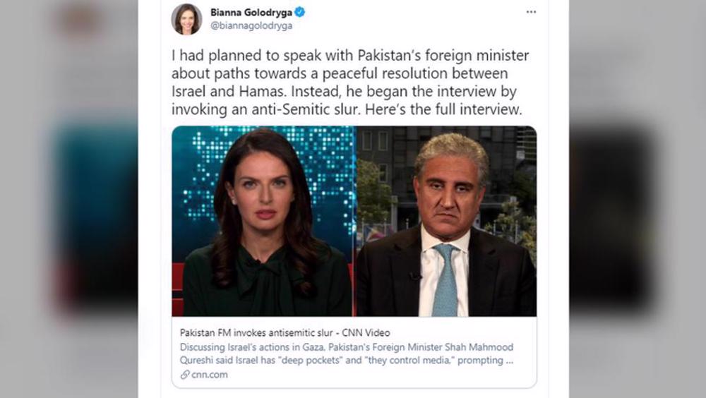 CNN anchor flies into rage after Pakistani FM says Israelis control media