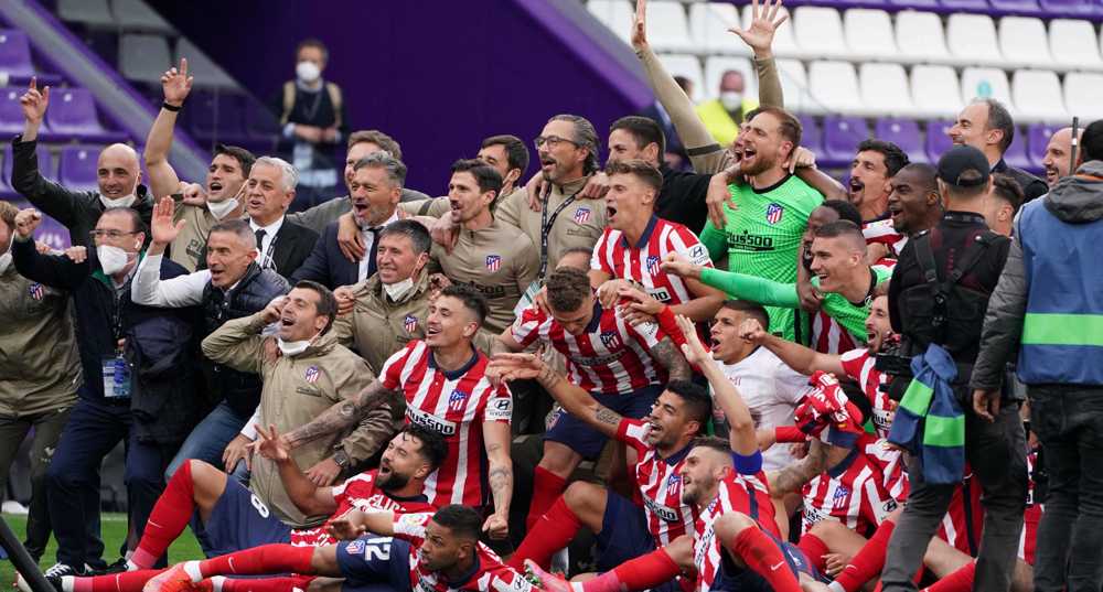 Atletico Madrid crowned La Liga champions