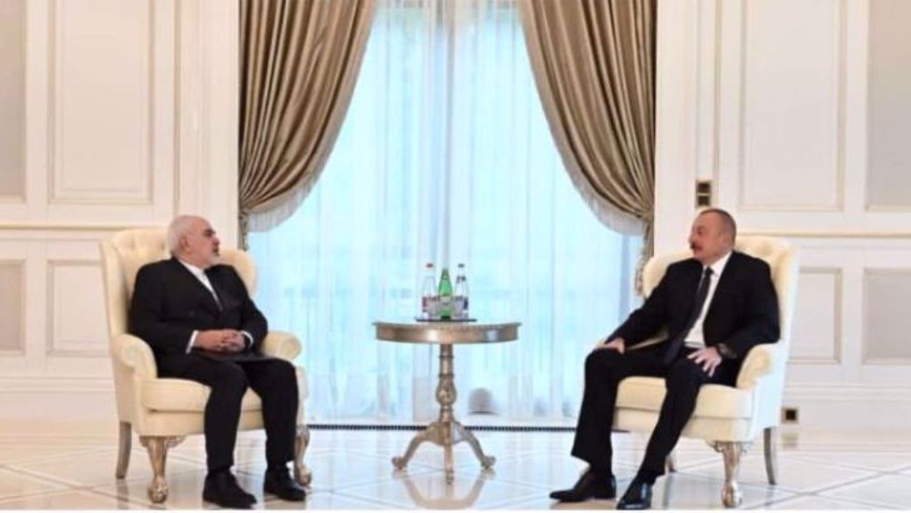 In Baku, Iran’s Zarif discusses regional peace, cooperation with Azeri president