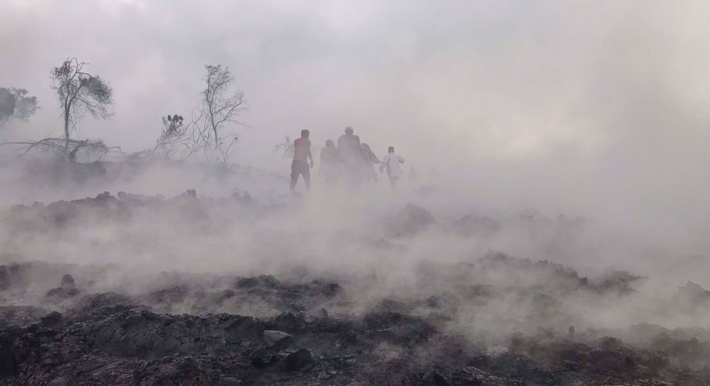 Volcano erupts in DR Congo leaving thousands of houses under ash