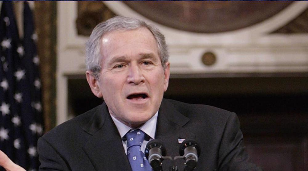 Bush criticizes his own party amid rift in GOP