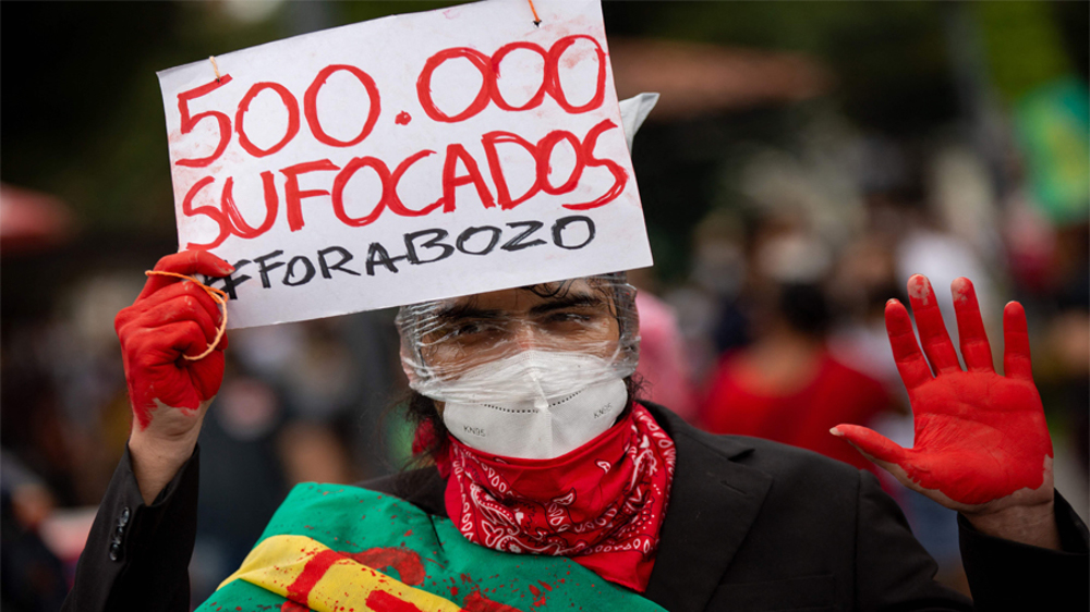 Mass rallies against Bolsonaro as Brazil reaches 500k COVID deaths