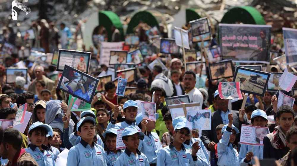 Yemeni children condemn UN silence on Saudi violations of their rights