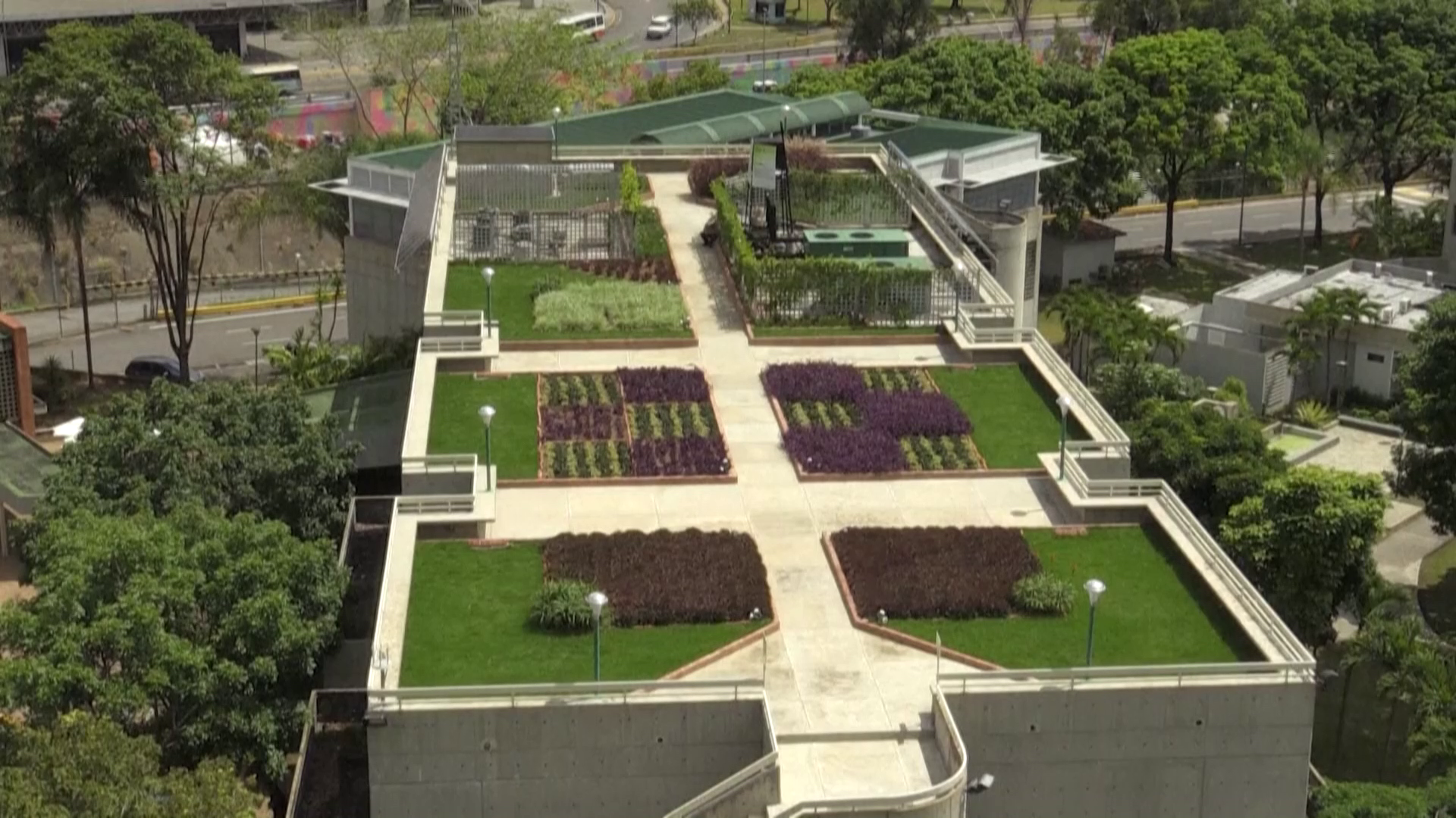 Green roof aims to 'raise awareness' on climate change in Venezuela
