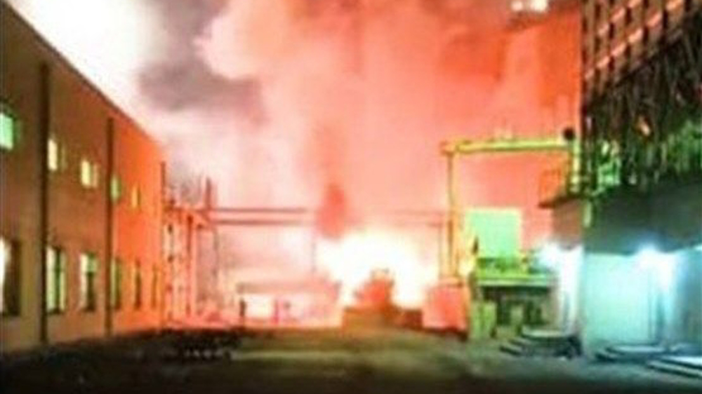Massive blaze contained at Iranian steel plant in Zarand
