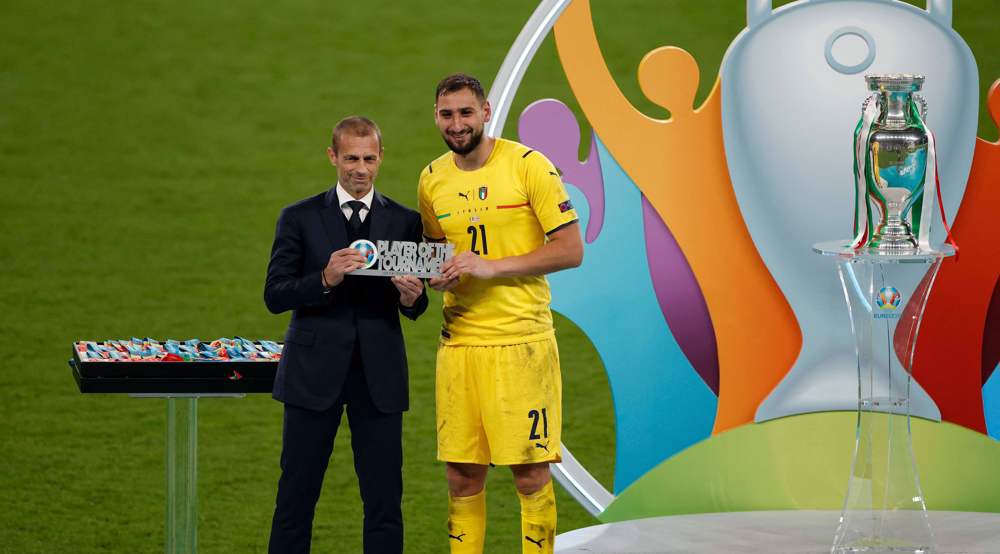 Euro 2020: Italy's Donnarumma named player of tournament 