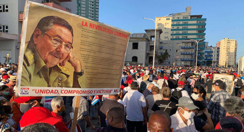 Cuban president says social media present ‘false images’ of protests