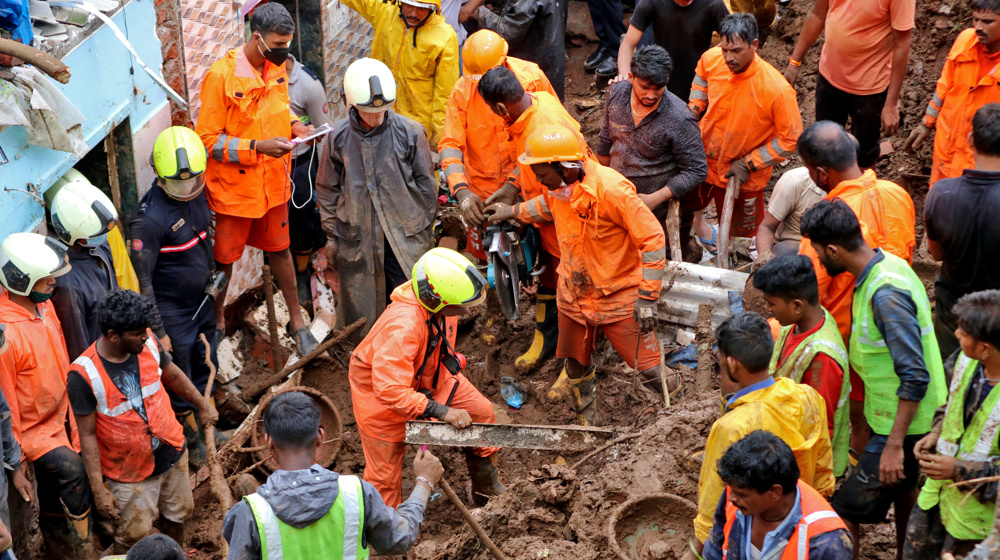 Landslides kill at least 25 in Mumbai after heavy rains