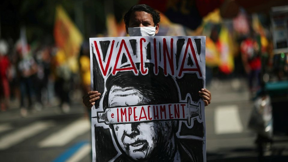 Brazilian protesters call for Jair Bolsonaro to be impeached