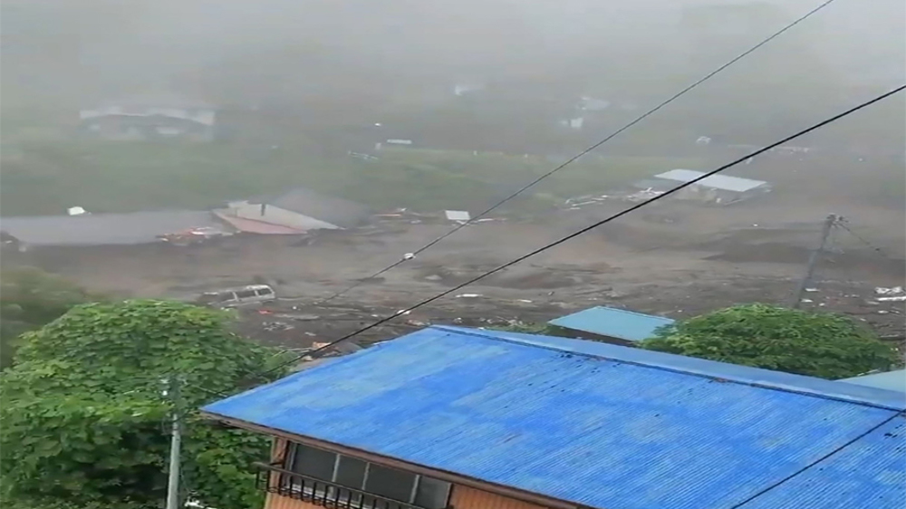 People missing, homes swept away in Japan landslide after heavy rain