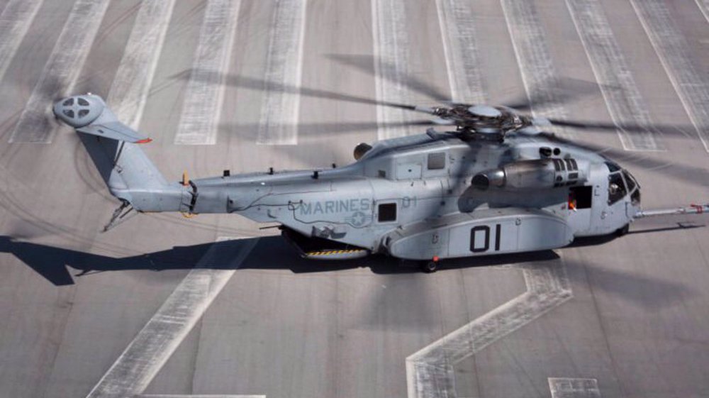 US approves sale of 18 CH-53K military copters to Israeli regime