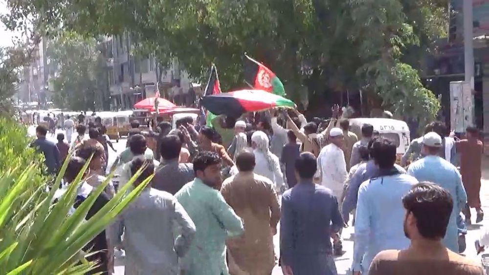 Several killed amid stampede, firing by Taliban during rally in Afghanistan