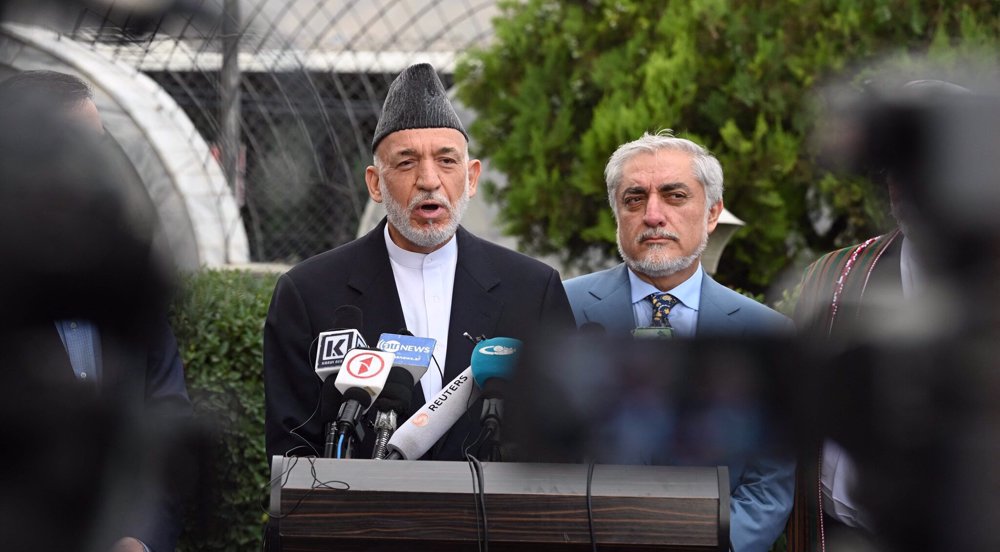 Karzai, Abdullah discuss stability in Afghanistan with Iranian envoy