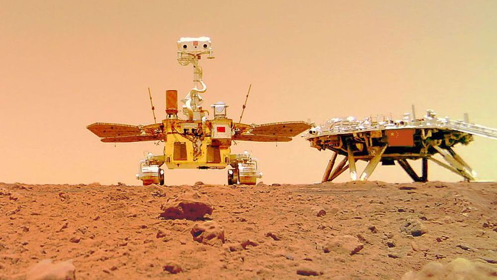 Mars rover Zhurong hits milestone by traveling 1,000 meters on Martian surface