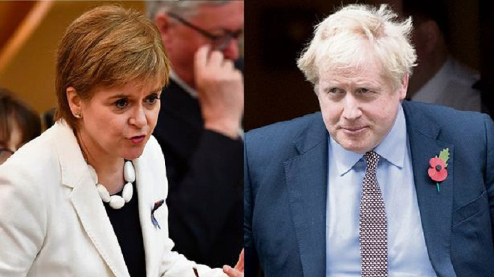 Johnson avoids Sturgeon in Scotland visit 