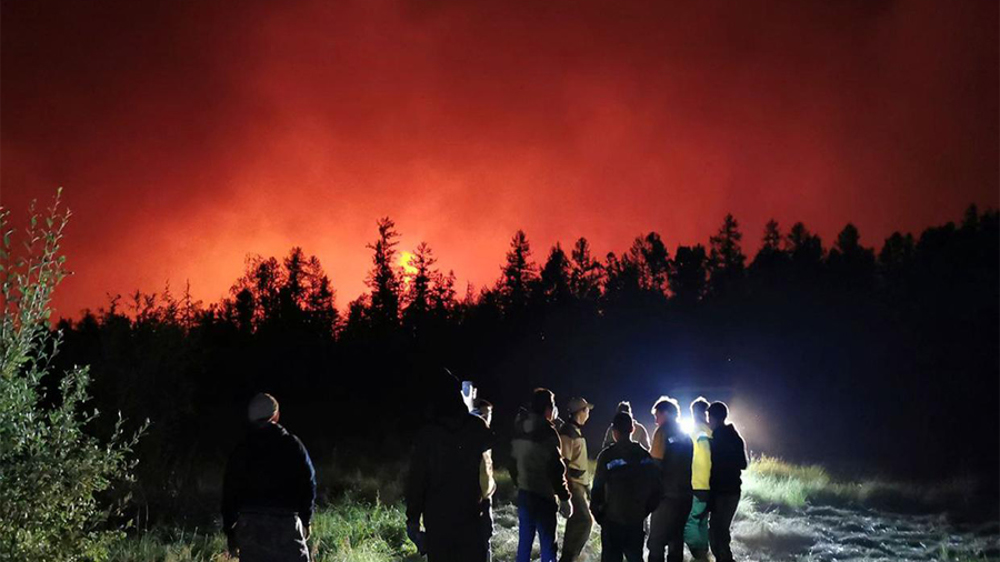 Wildfires endanger villages in Russia's Siberia