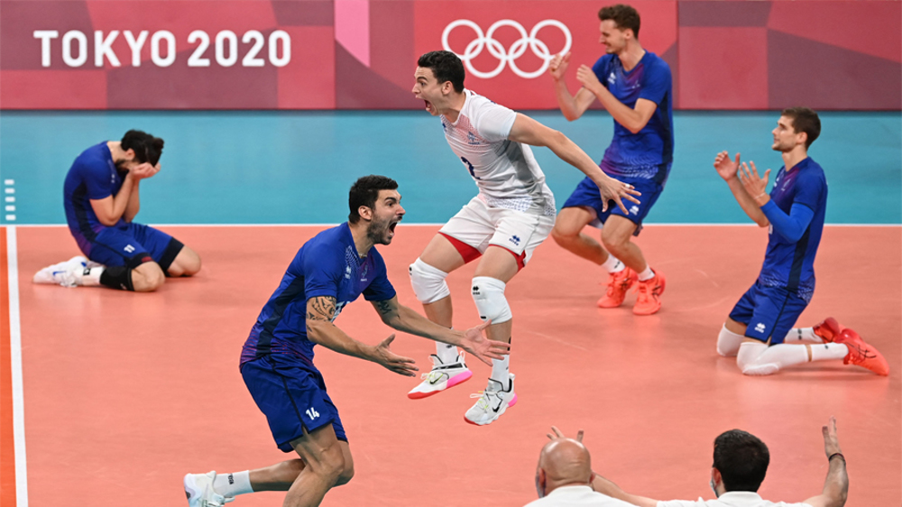 Tokyo Olympics: France outlast ROC to win first men’s volleyball gold