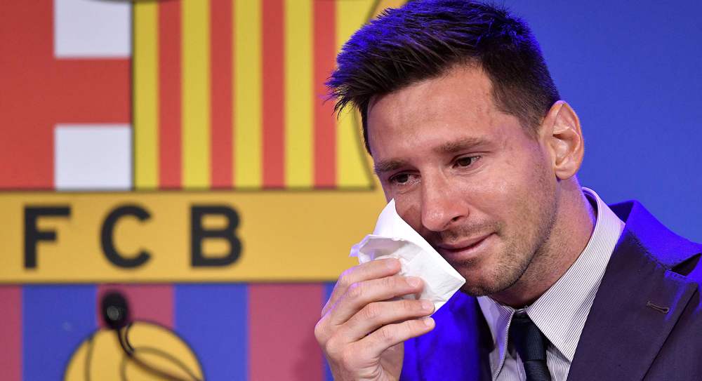 Messi holds final press conference for FC Barcelona 