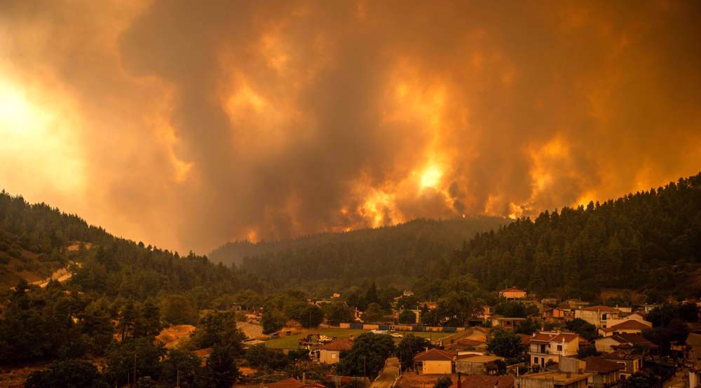 Blaze ravages Evia island 'like a horror movie' on sixth day of Greek fires