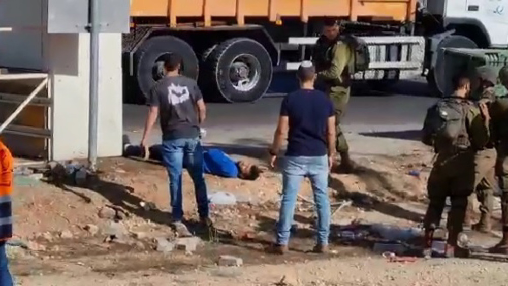 Israeli forces shoot Palestinian over alleged stabbing attempt