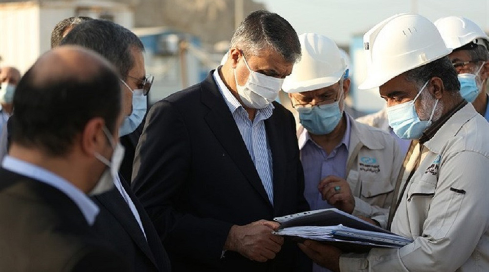 Iran nuclear chief visits new projects at Bushehr power plant