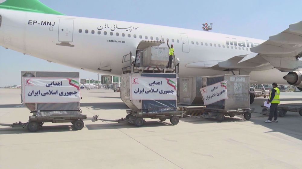Second Iranian aircraft carrying humanitarian aid lands in Kabul