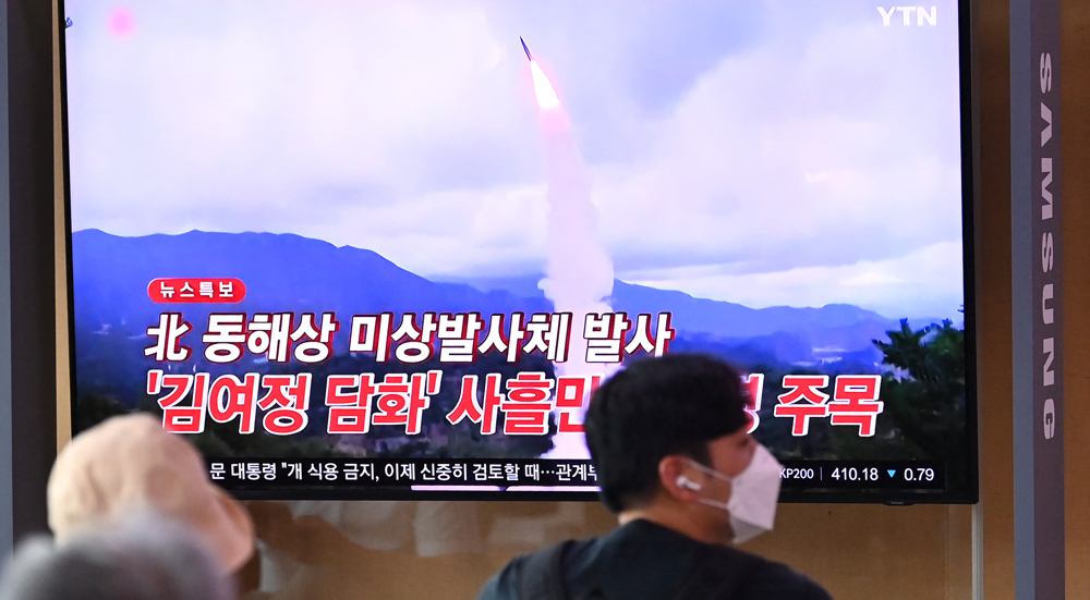 North Korea fires missile as UN envoy insists on 'right to test weapons'