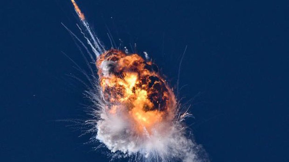 US rocket 'terminated' in fiery explosion minutes after launch