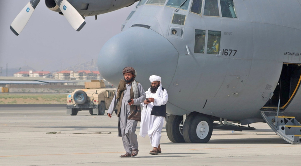 US forces destroy military hardware in Kabul international airport