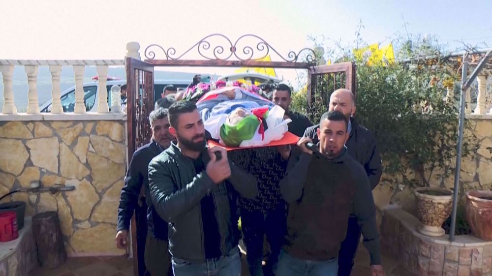 Mourners gather for funeral of elderly Palestinian killed in Israel raid