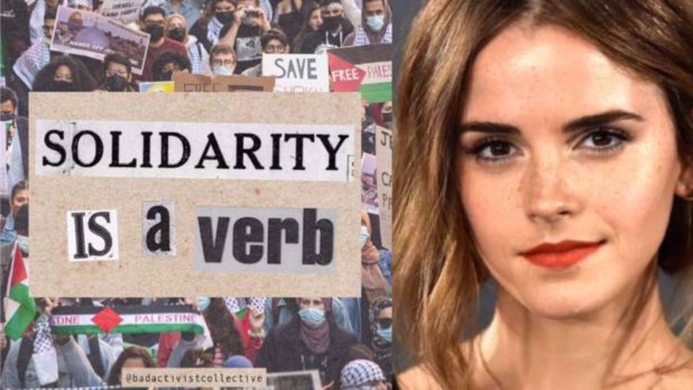 Film industry professionals rally behind Emma Watson in solidarity with Palestine 