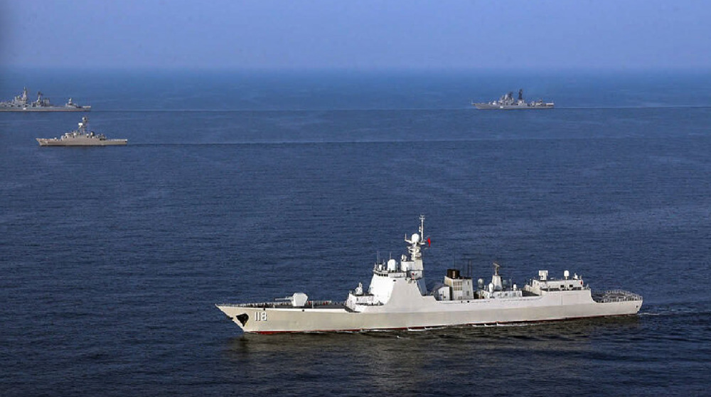 Iran, China, Russia conduct massive naval drill