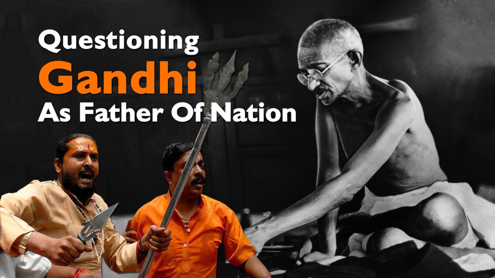 Mahatma Gandhi insulted in India