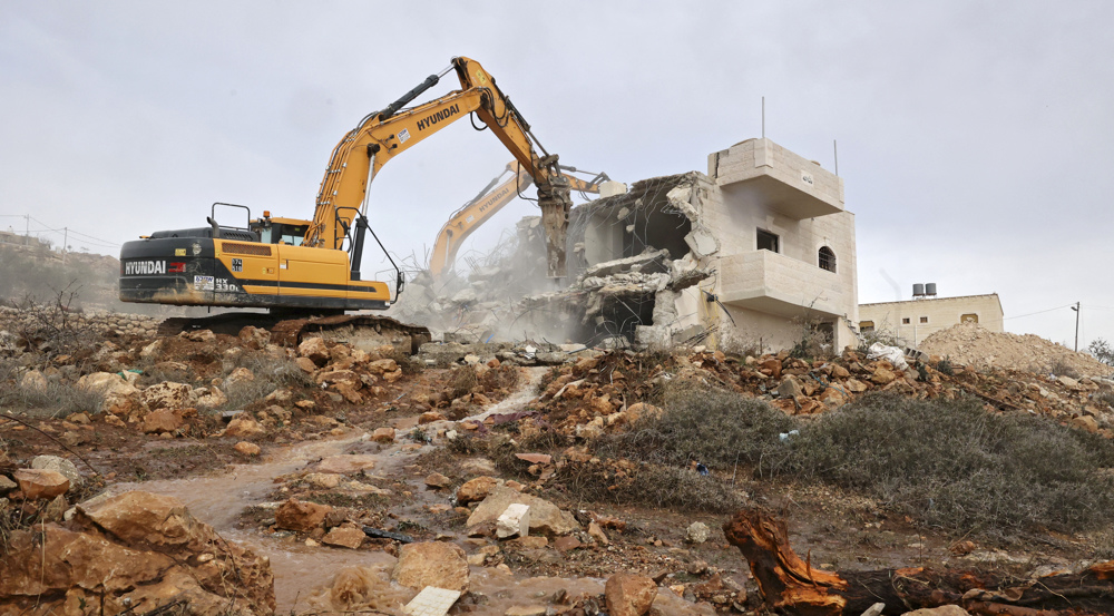 Israel demolishes medical center in occupied al-Quds