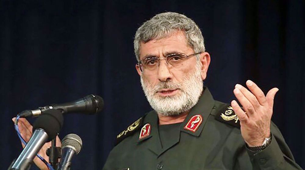 Perpetrators behind Soleimani’s assassination won't be safe: Quds Force cmdr.