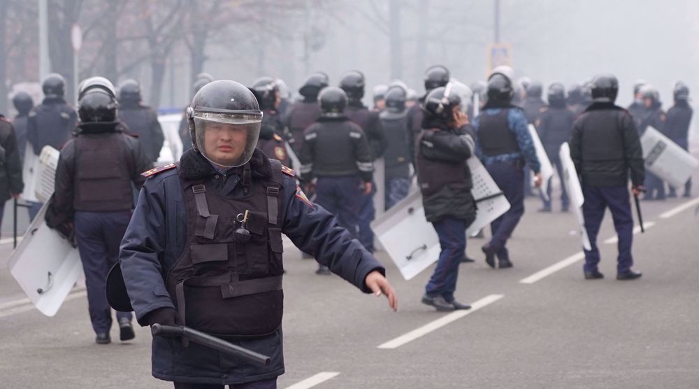 Reports: 18 Kazakh police killed, hundreds wounded in unrest 