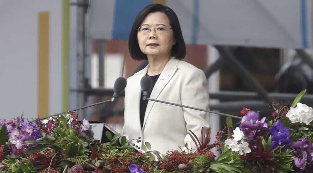 Taiwan leader says armed conflict with China 'absolutely not an option'