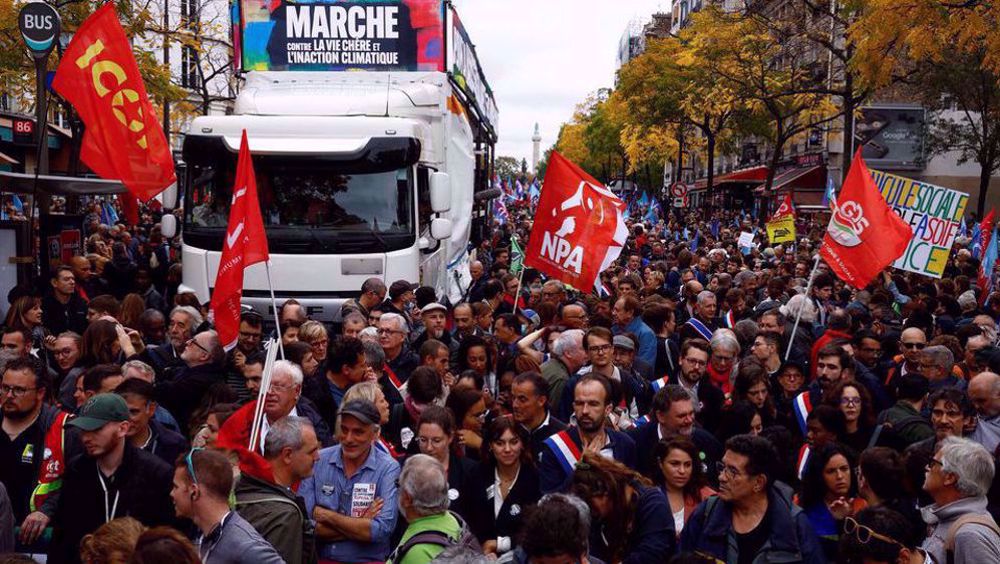 Франция протест