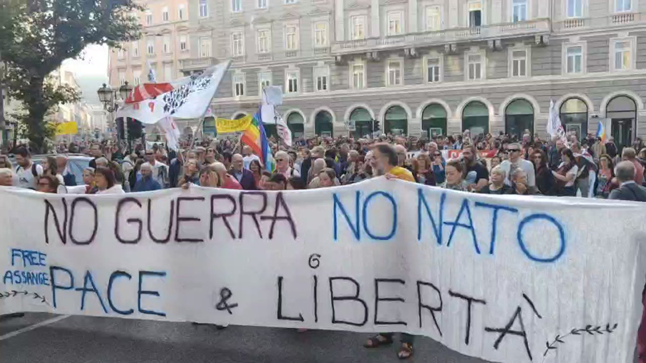 Italians protest US-led NATO membership as energy crisis spirals