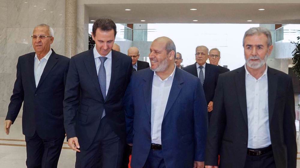 Hamas delegation visits Syria, meets Assad, first time in a decade