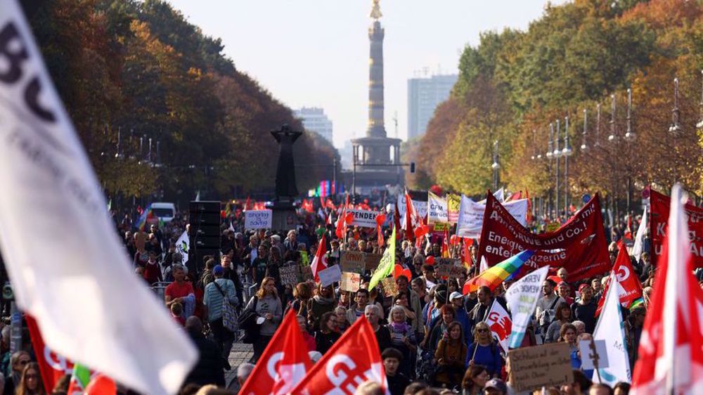 German cities host major protests against soaring energy cost