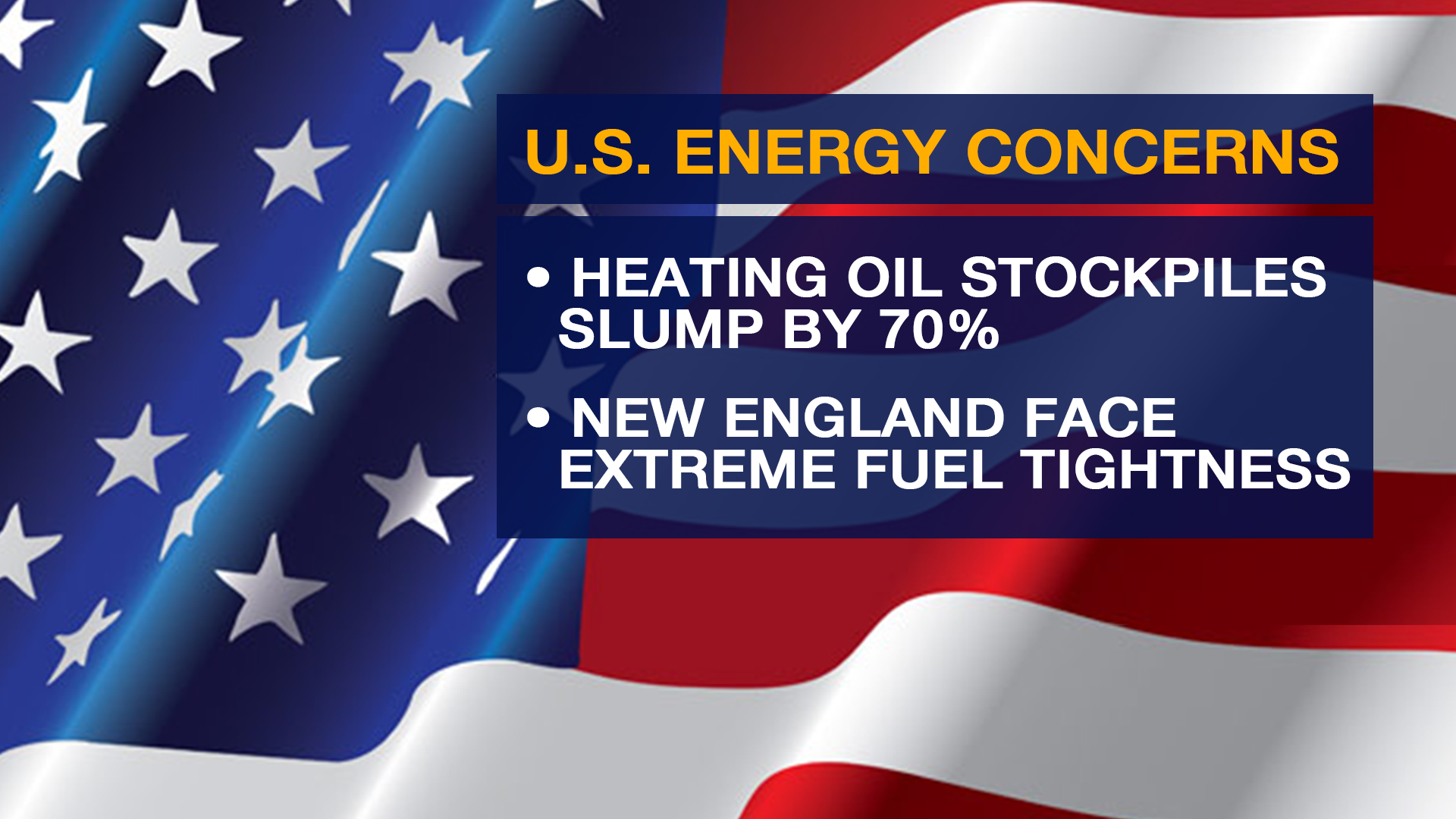 US facing energy crisis