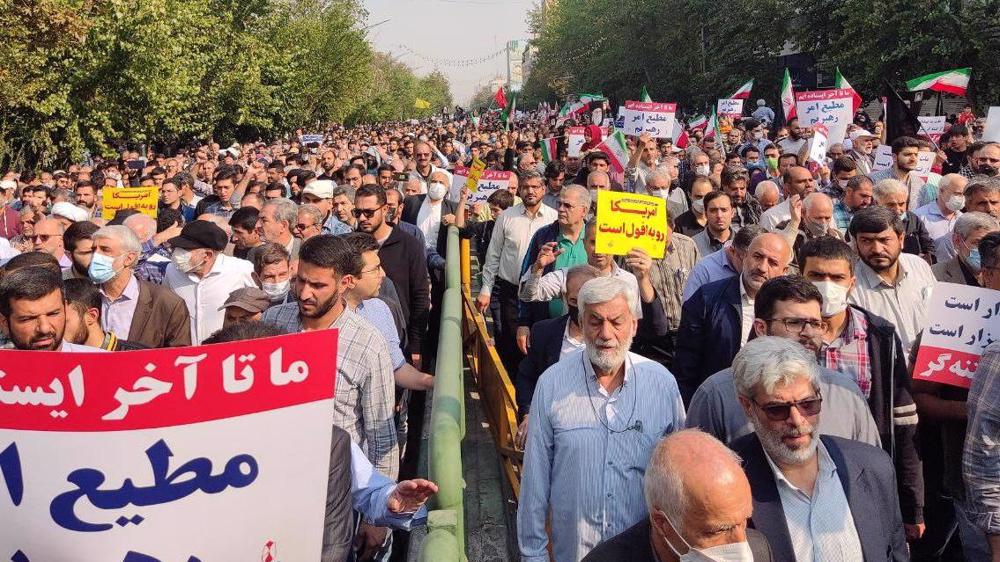 Iranians rally nationwide to condemn terrorist attack in Shiraz