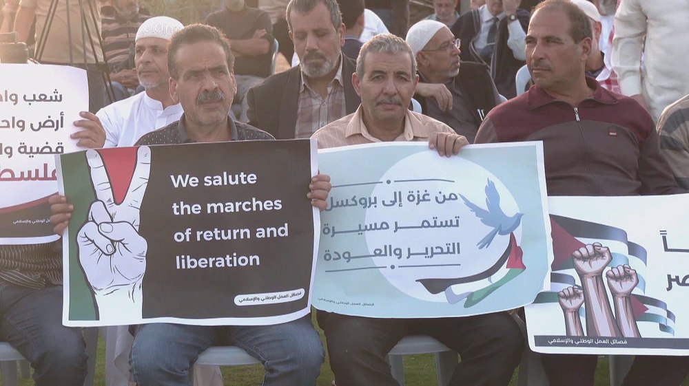 Gazans hold rally for al-Quds and occupied West Bank