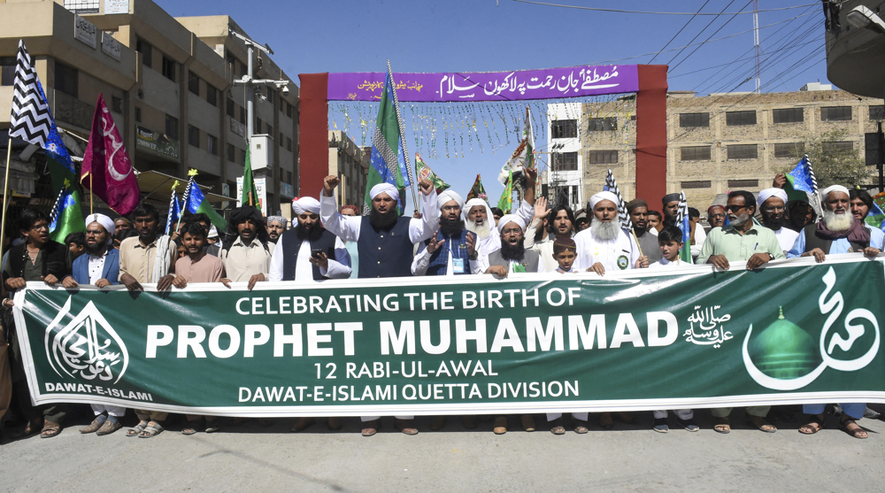 Muslims in Pakistan celebrate Prophet Muhammad’s birthday
