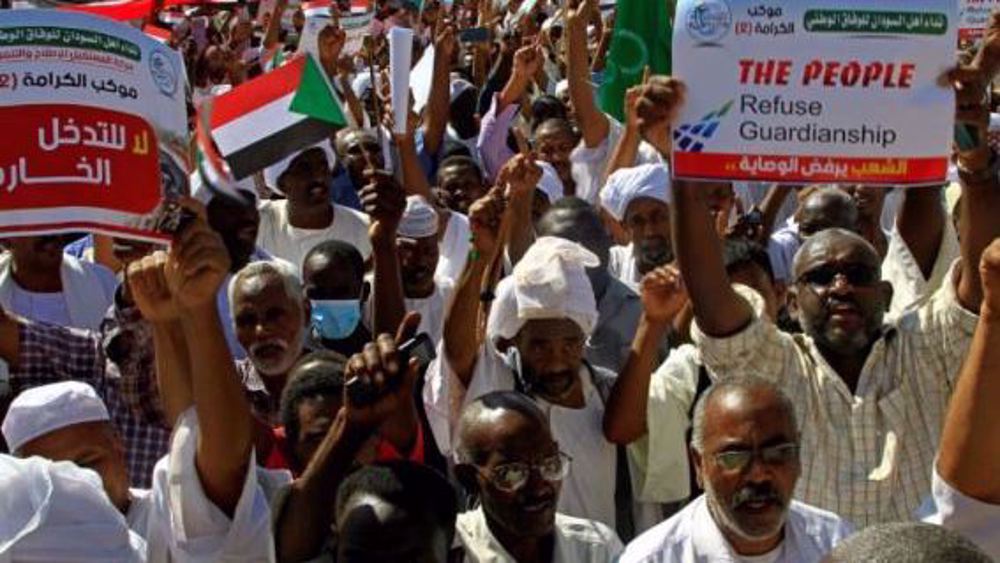 Sudanese protesters call for end to foreign interference