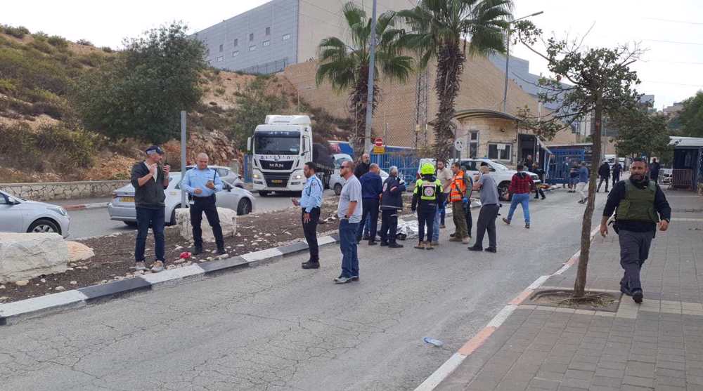 Palestinian man fatally shot after three Israelis killed in alleged stabbing attack